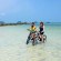 Half Day Samui Bike Tours -  View over the Five Islands.