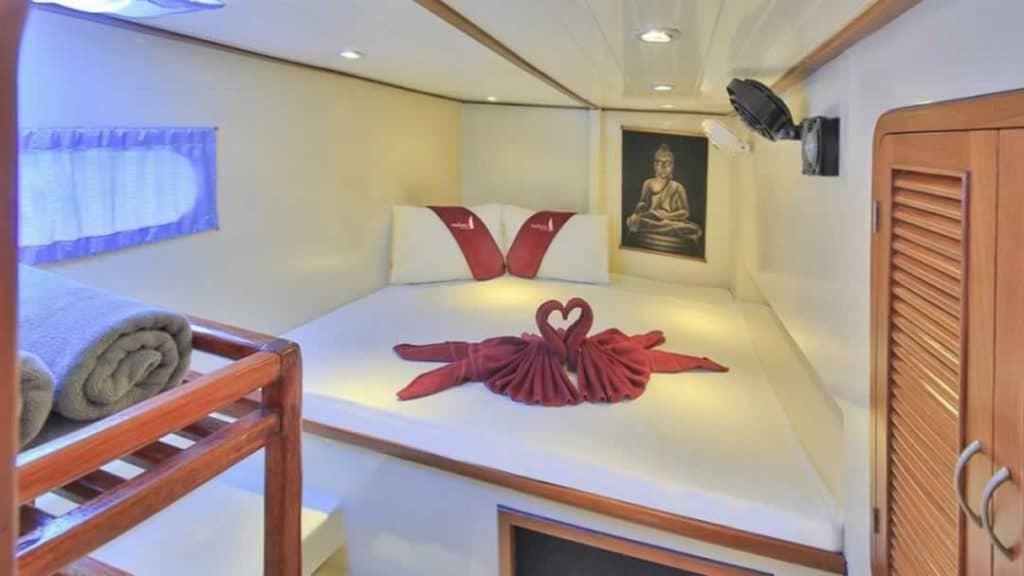 Samui Boat Charter - Nautiness Double Bed Cabin